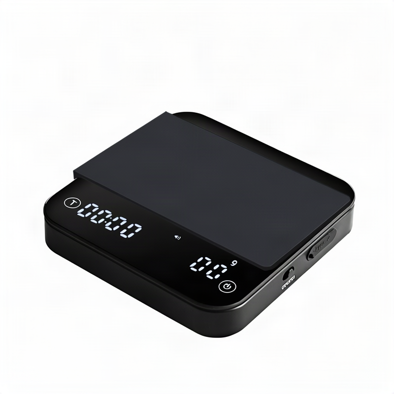 Electronic espresso scale with timer