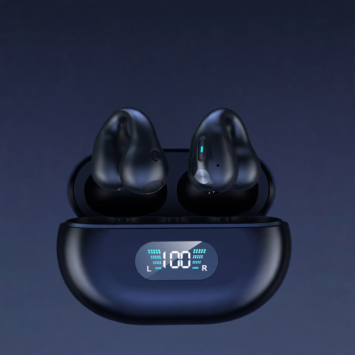 Bone conduction earphones, Clip-On, Bluetooth