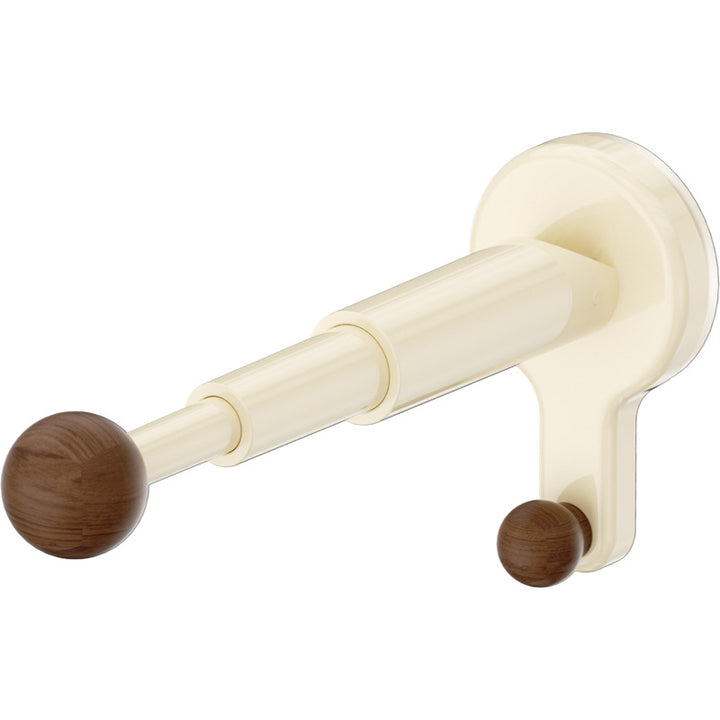 Extendable clothes rail, wall-mounted, without drilling