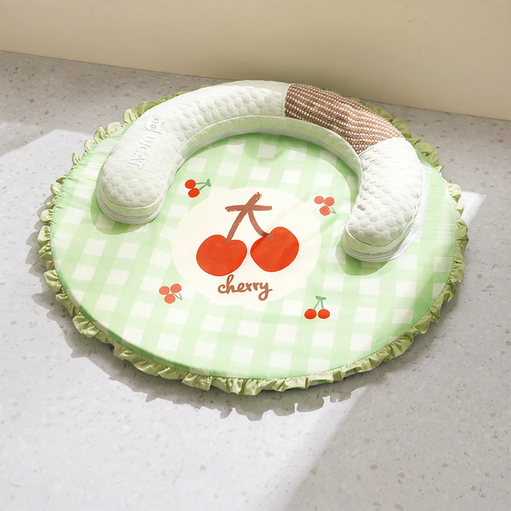 Breathable pet mat made of rattan, summer