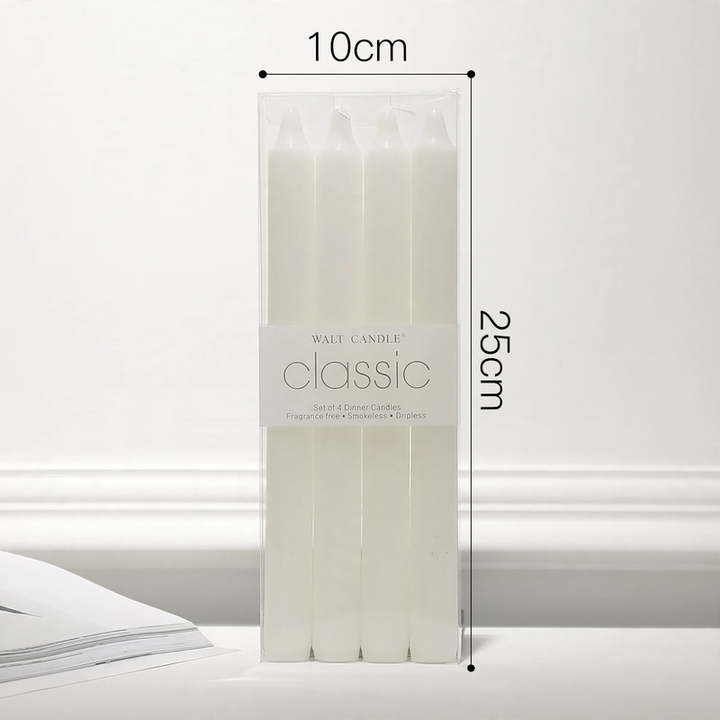 T-shaped glass candle holder, soda-lime glass