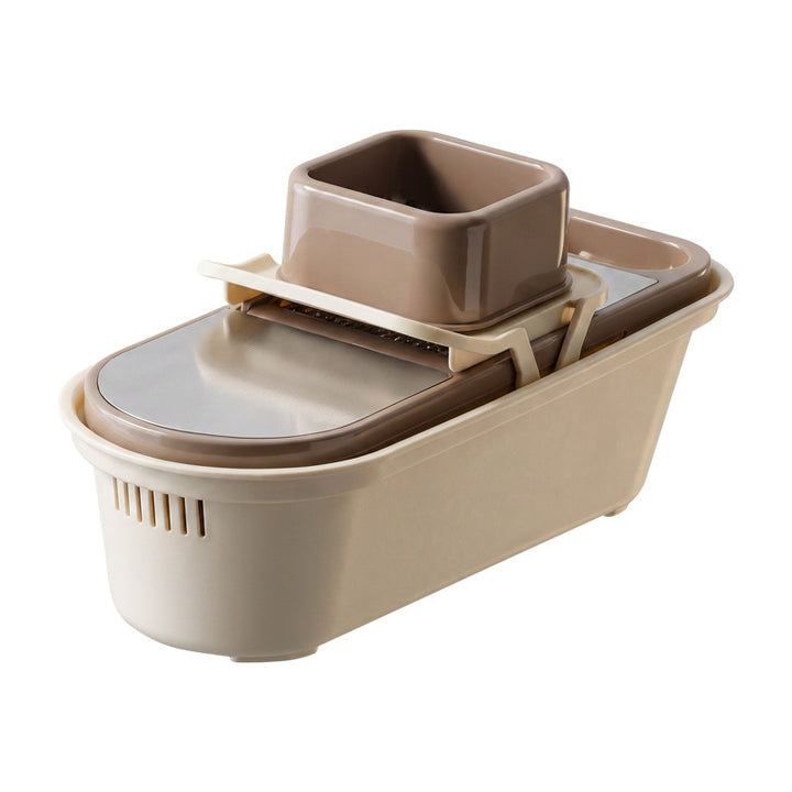 Multifunctional vegetable cutter with hand protection
