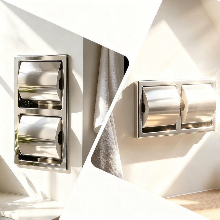 Stainless Steel Toilet Paper Holder for Wall