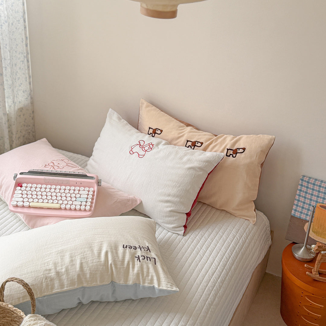 Cotton pillowcase 48×74 cm, double-layered