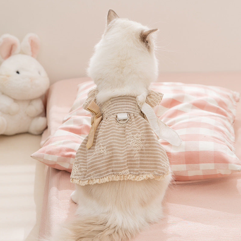 Strap dress for dogs and cats, Spring/Summer