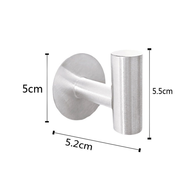 Stainless steel wall hooks, adhesive, bathroom and kitchen