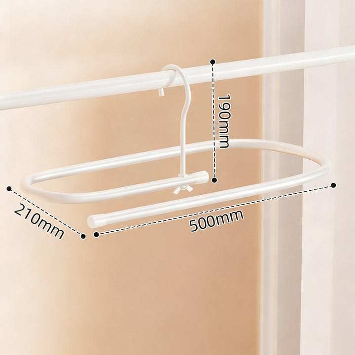 Clothes dryer spiral-shaped, round or oval