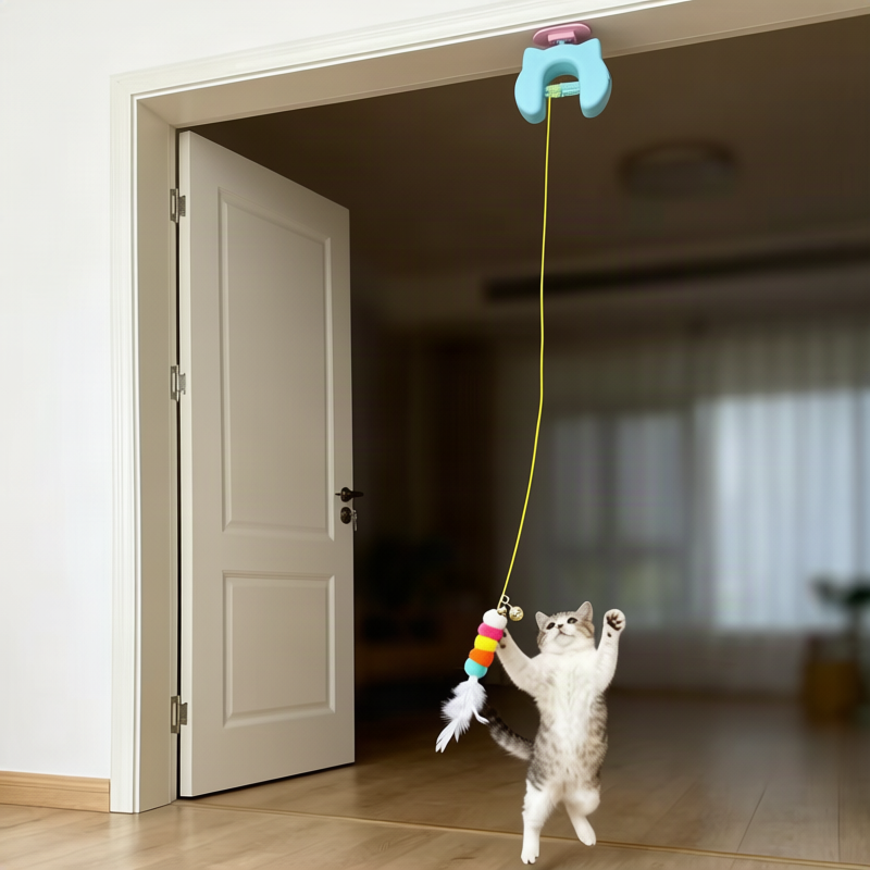 Cat toy with mint and crinkly paper