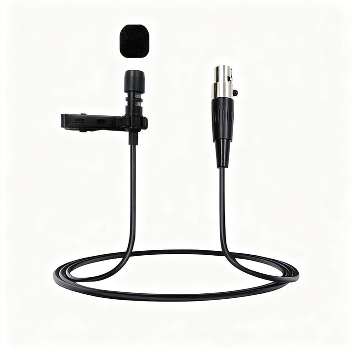 XLR adapter cable for wireless microphones, 3-pin/4-pin