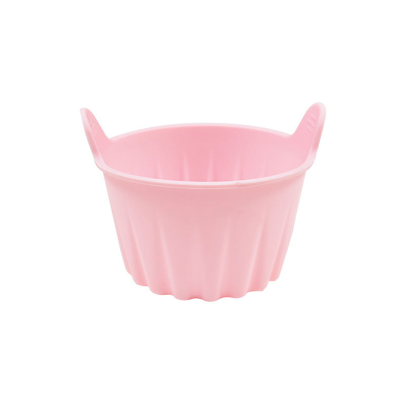 Silicone egg cups, round, 9×9×7 cm
