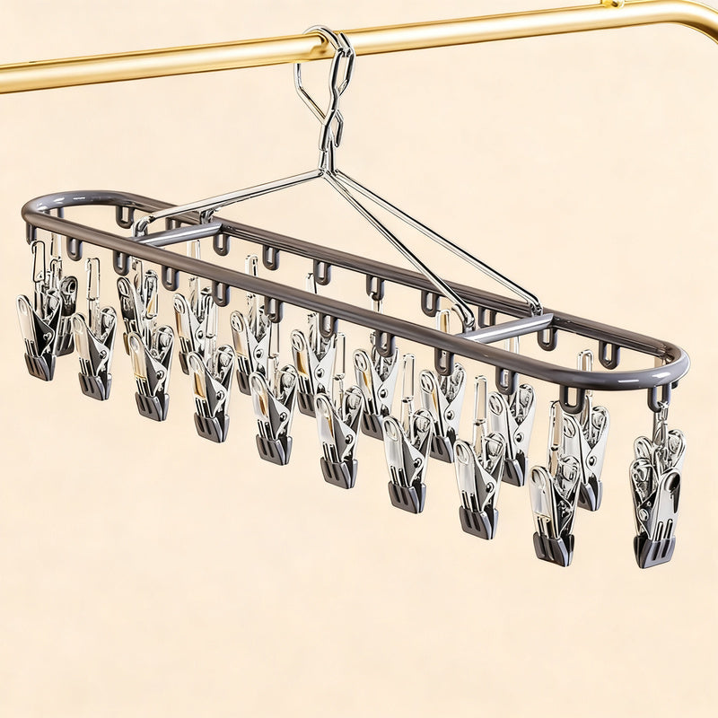 Steel clothespin holder, 18–20 clips