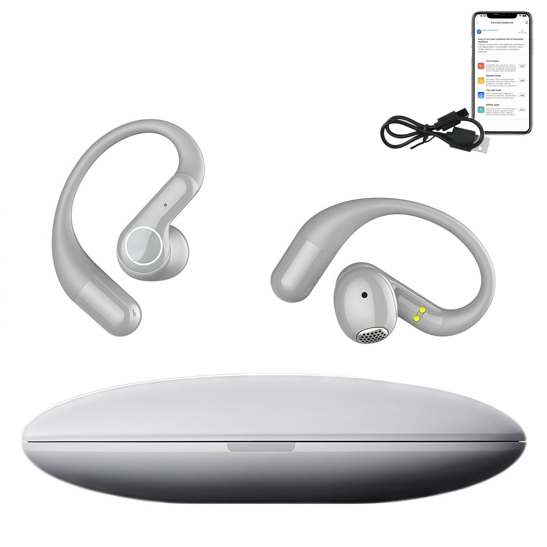 Bluetooth headphones with AI real-time translation M8