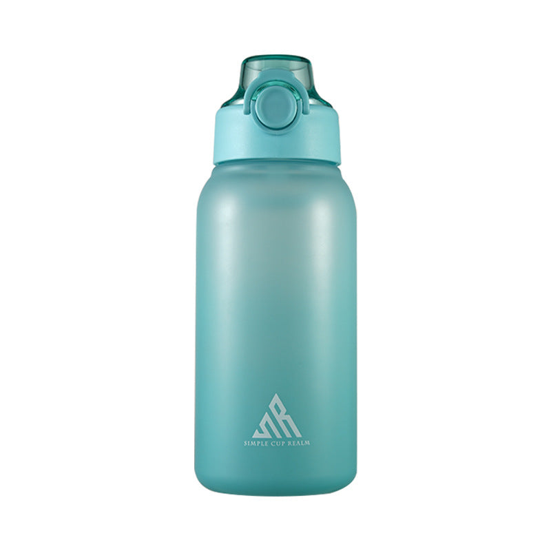 1L water bottle with aroma inserts and straw