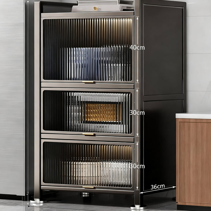 Narrow kitchen stand shelf, movable or fixed