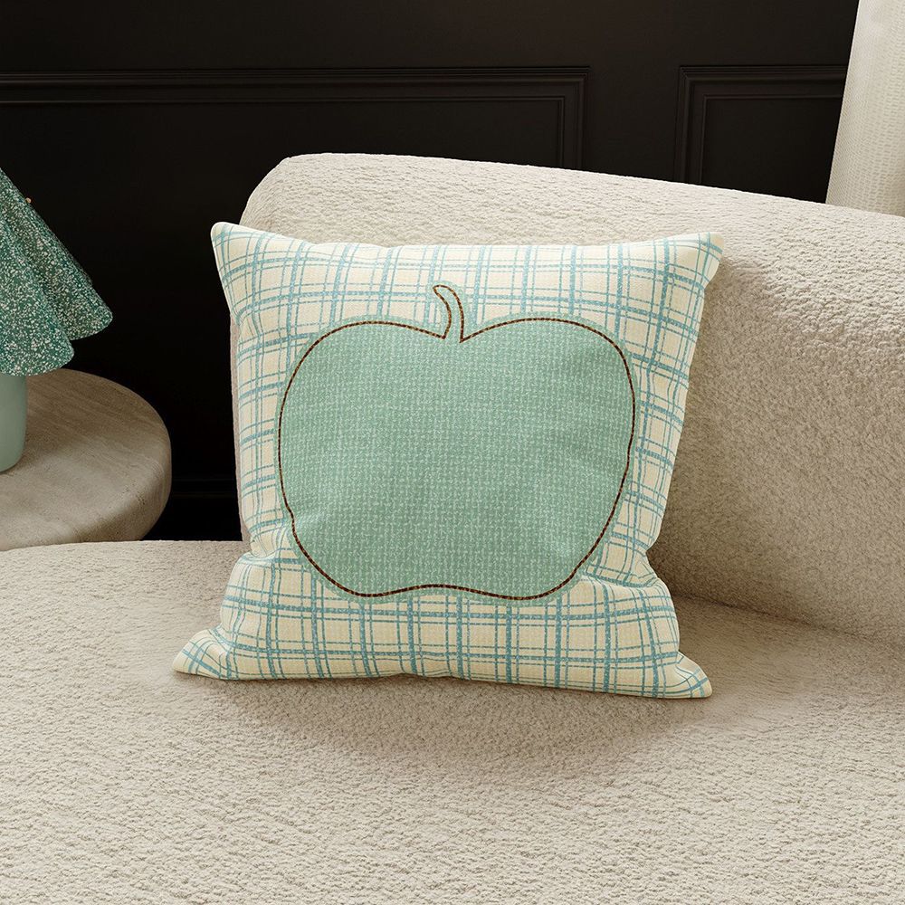Decorative cushions with filling, plush, square