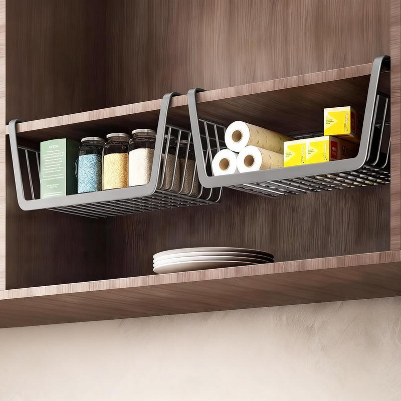 Kitchen wall shelf, extendable, carbon steel