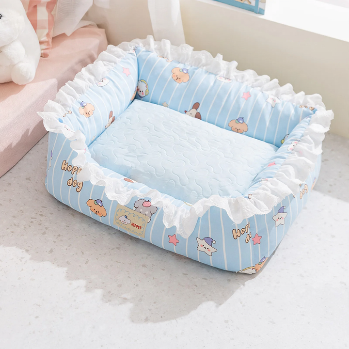 Dog bed with pillow, breathable, 4 seasons
