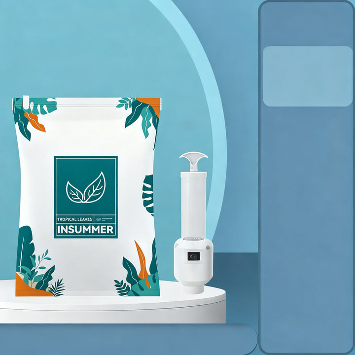 Vacuum compression bags for clothing and bedding