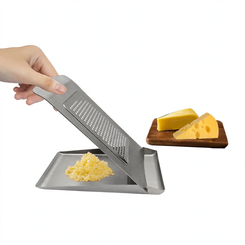 Cheese grater set with tray, 4 pieces