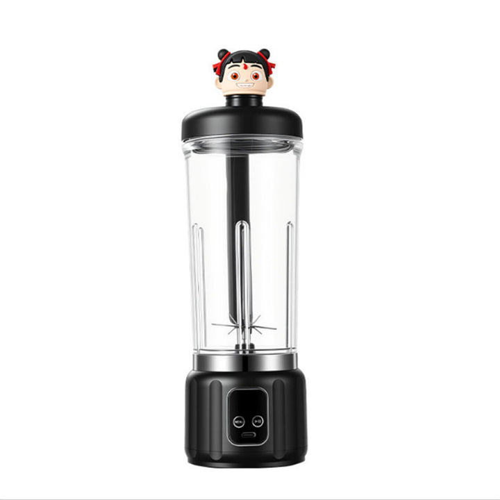 Portable juicer with 12 grinding teeth, rechargeable