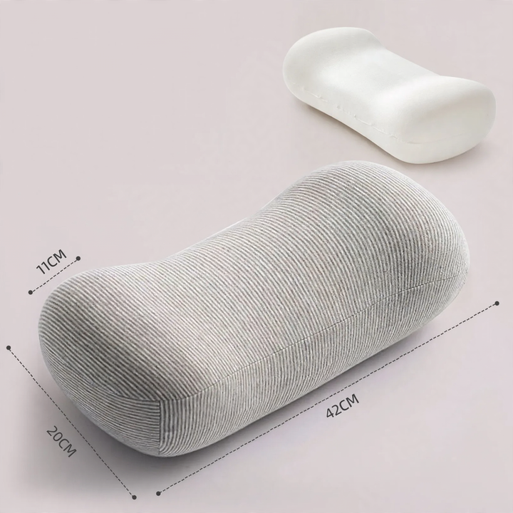 Portable neck pillow with memory foam