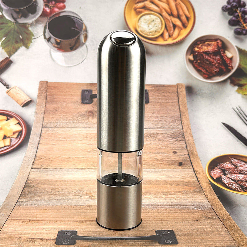 Electric Spice Mill Stainless Steel, rechargeable