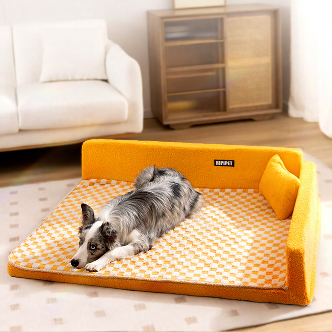 Dog bed, semi-closed, washable, foam