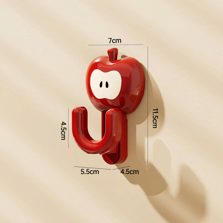 Suction cup wall hooks, plastic, no drilling