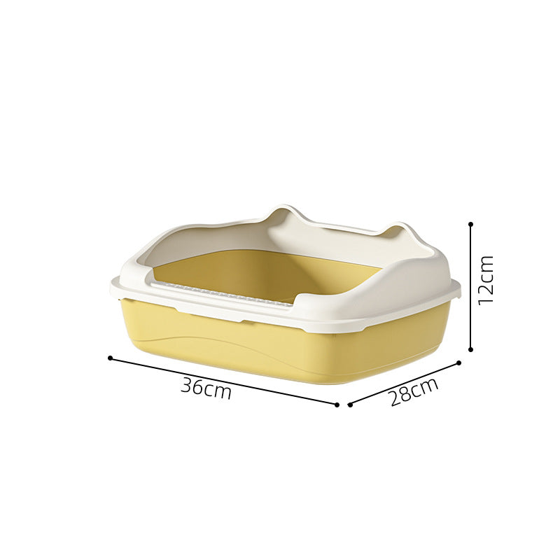 Half-open cat litter box, 35 cm wide