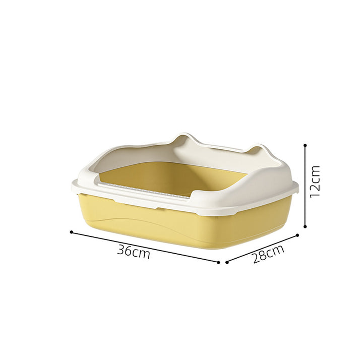 Half-open cat litter box, 35 cm wide