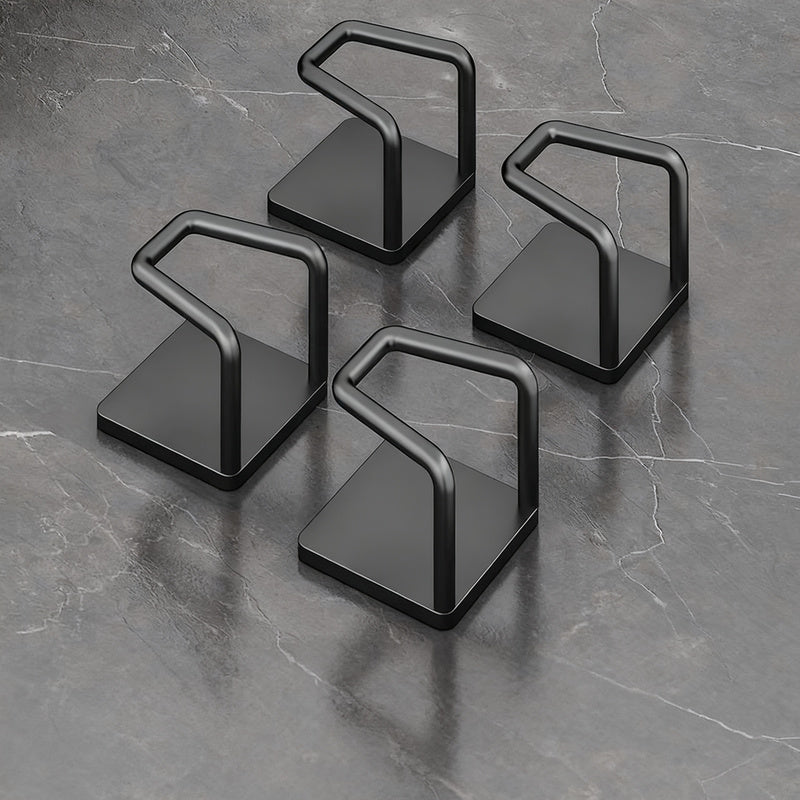 Stainless steel wall hooks without drilling, set of 6/8