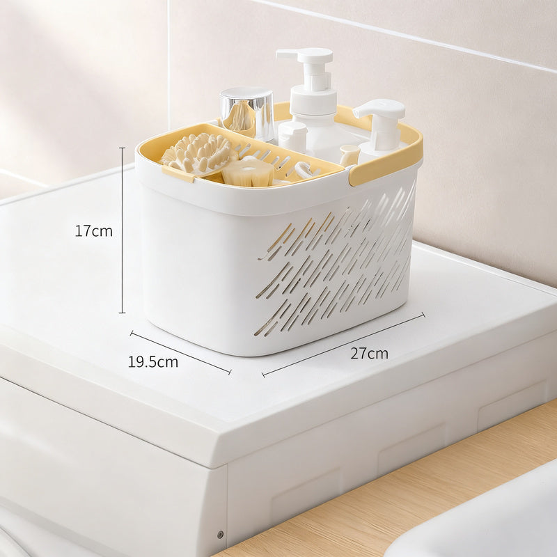 Bathroom storage basket made of PP