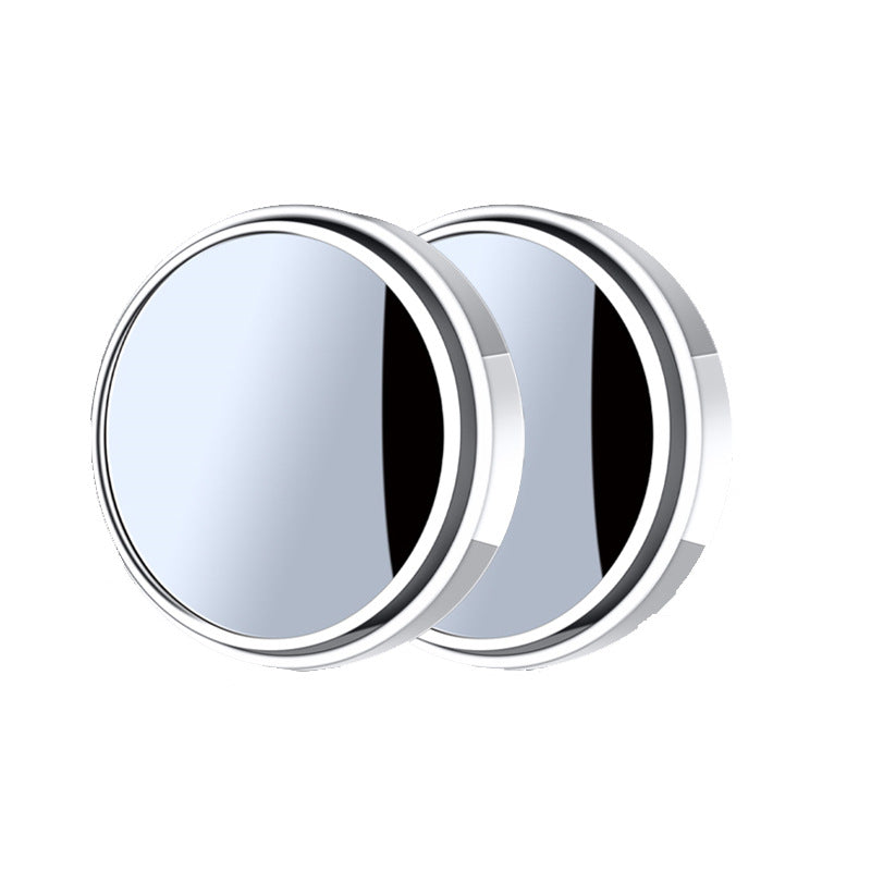 Vehicle blind mirror for gluing or suction