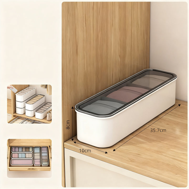 Storage box for underwear and socks, PP