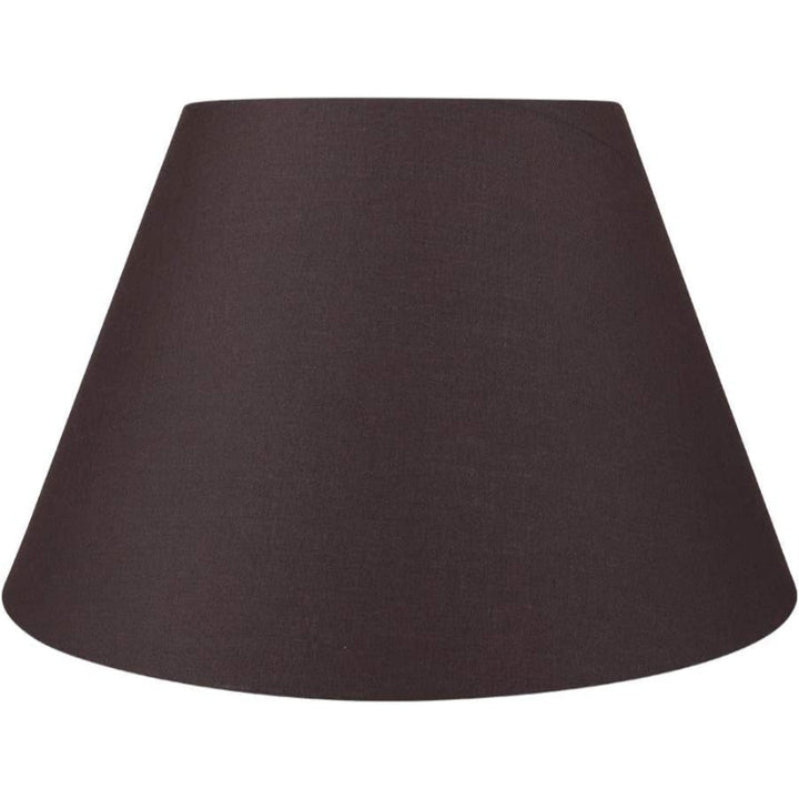 Medium lampshade, barrel fabric lampshade for table lamp and floor lamp, 7x13x7.8 inches, natural ventilated linen, handmade, spider (white) | Kalsten