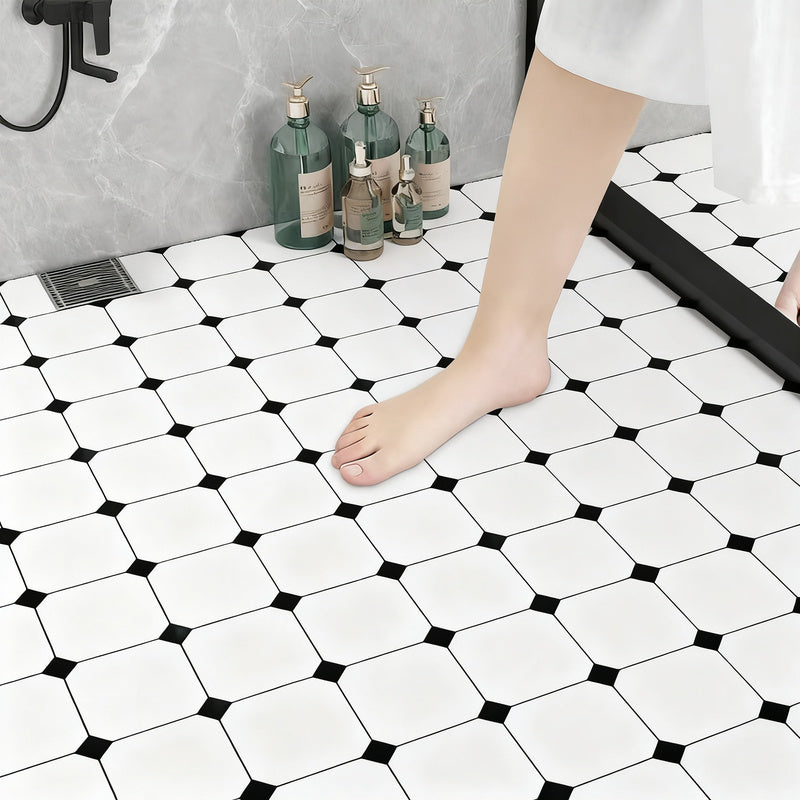 PVC flooring, self-adhesive