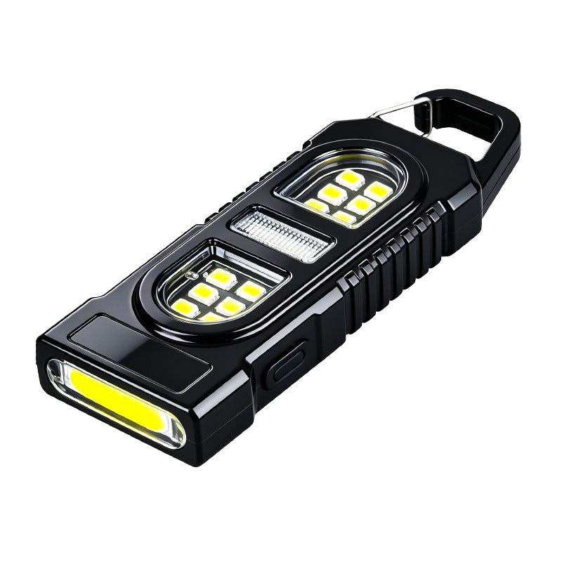 Mini flashlight with keychain, LED
