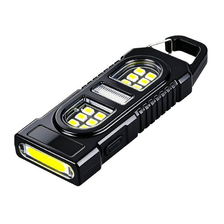 Mini flashlight with keychain, LED