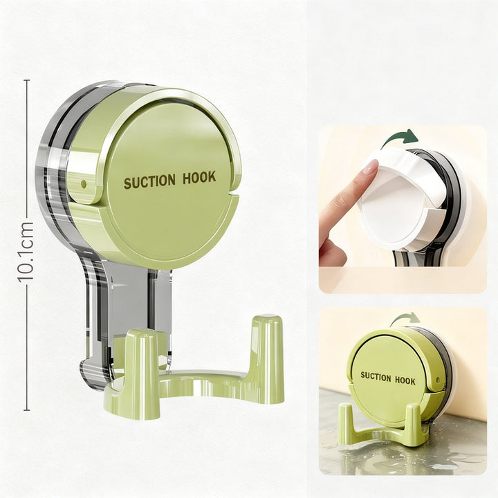 Suction cup double hooks, waterproof, no drilling