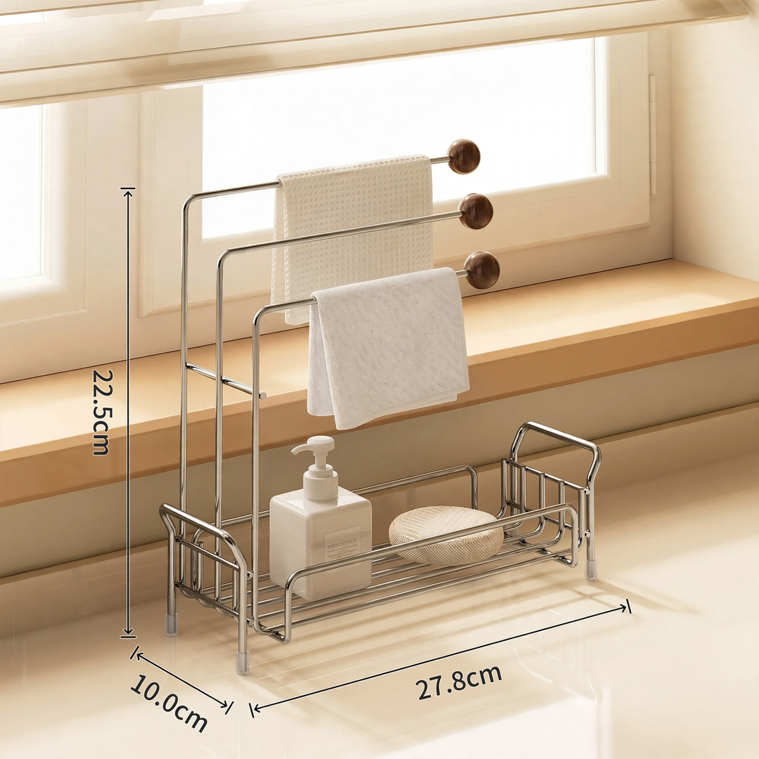 Stainless Steel Kitchen Draining Rack for Towels
