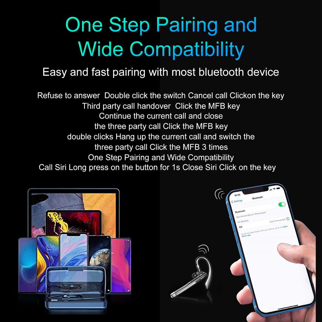 Bluetooth Earphones YYK-520, Hands-Free, Long Battery Life