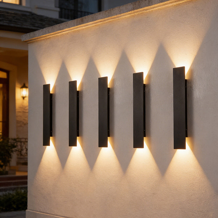Outdoor wall light IP65 LED up-down aluminum