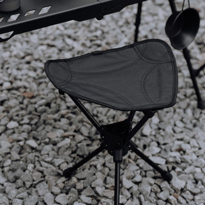 Camping chair, three-legged, foldable, lightweight
