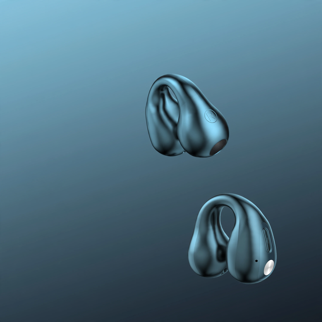 Bone conduction earphones, Clip-On, Bluetooth