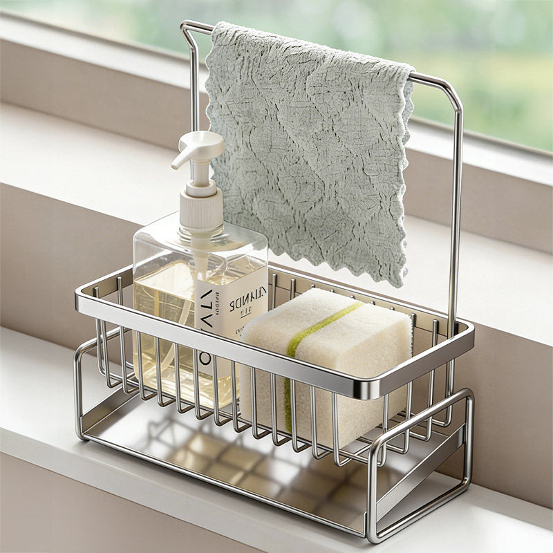 Stainless Steel Draining Rack for Dish Cloths