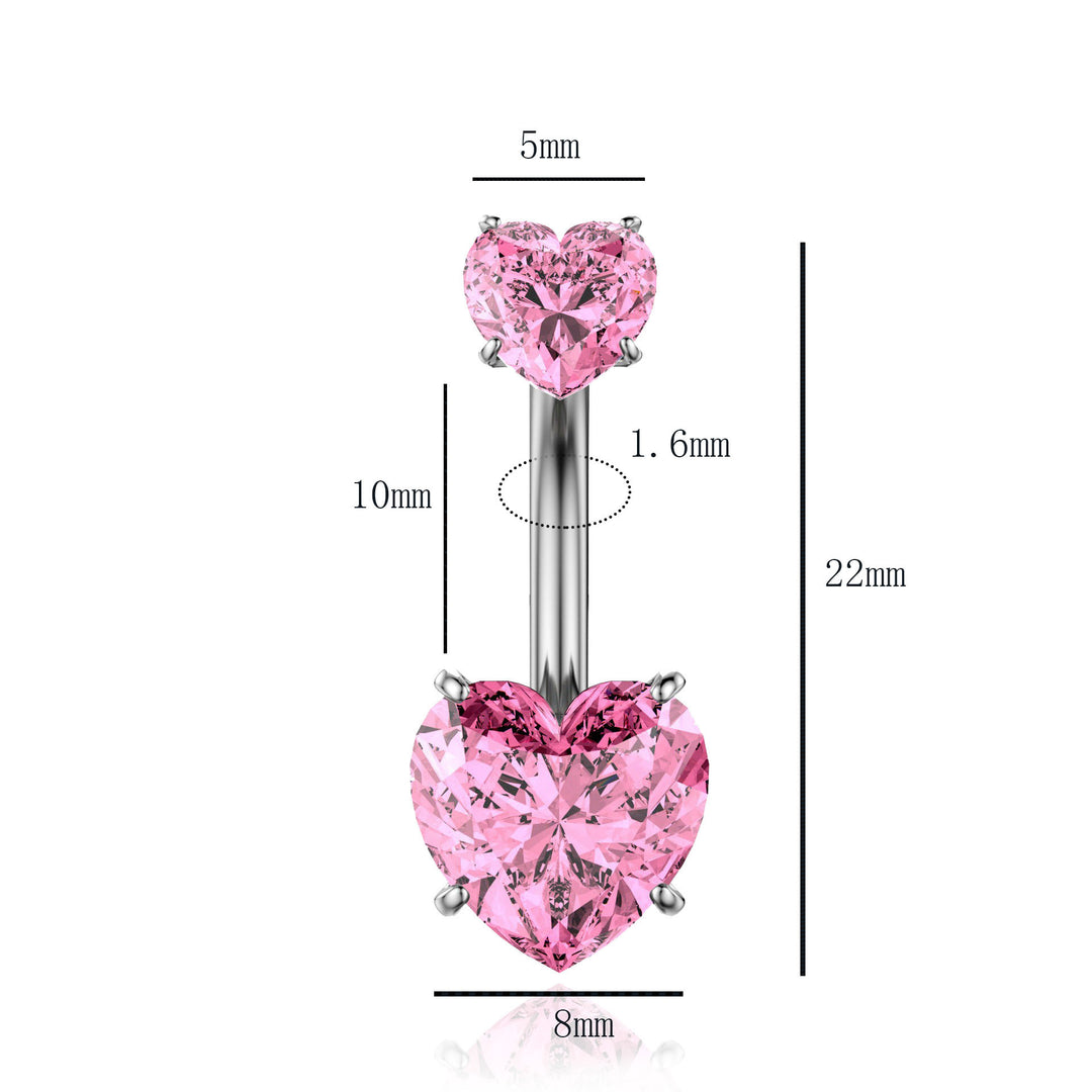 Titan-Piercing rod, flat base, internal thread