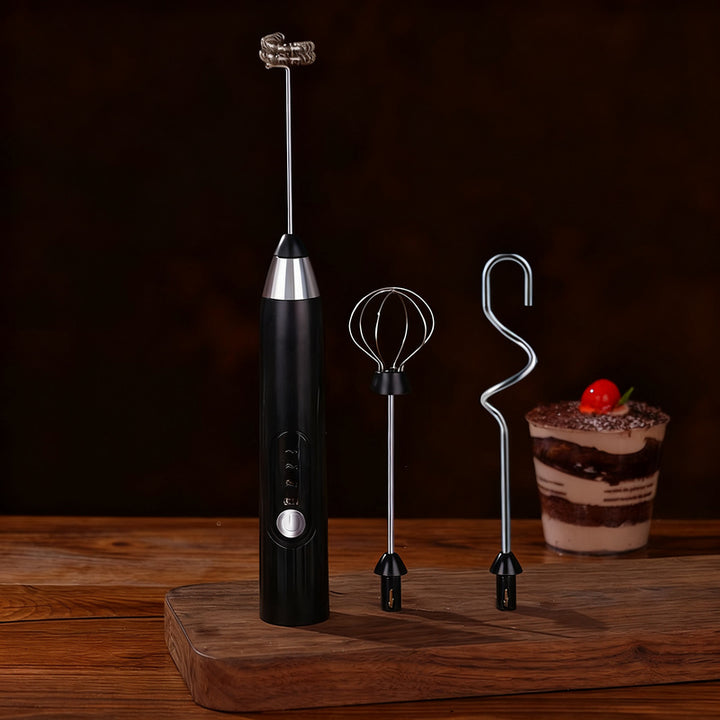 Electric milk frother, USB-C, multiple functions