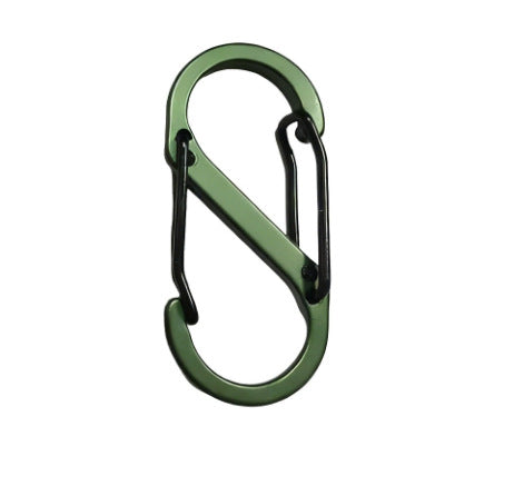 Safety carabiner made of carbon steel