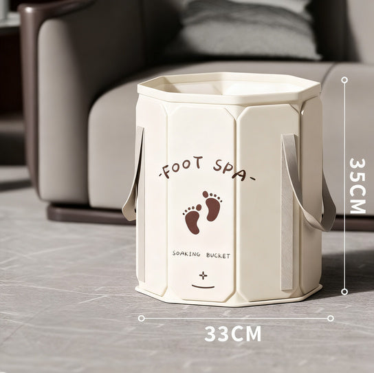 Portable foot bath made of PVC, foldable