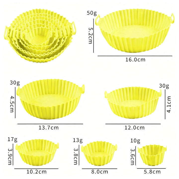 Silicone egg cups, round, 9×9×7 cm